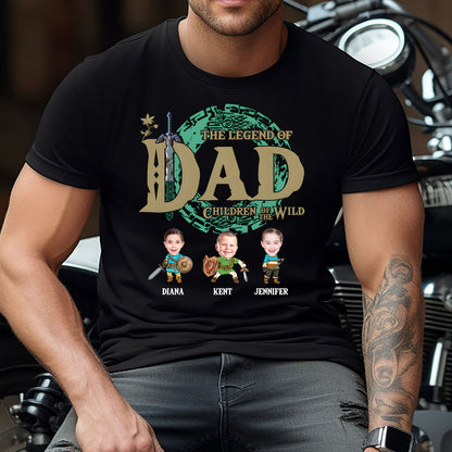 The Legend Of Dad Mom - Personalized The Hero's Legend T-shirt And Hoodie