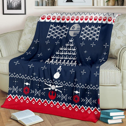 Happy Holiday The Force Blanket 0823