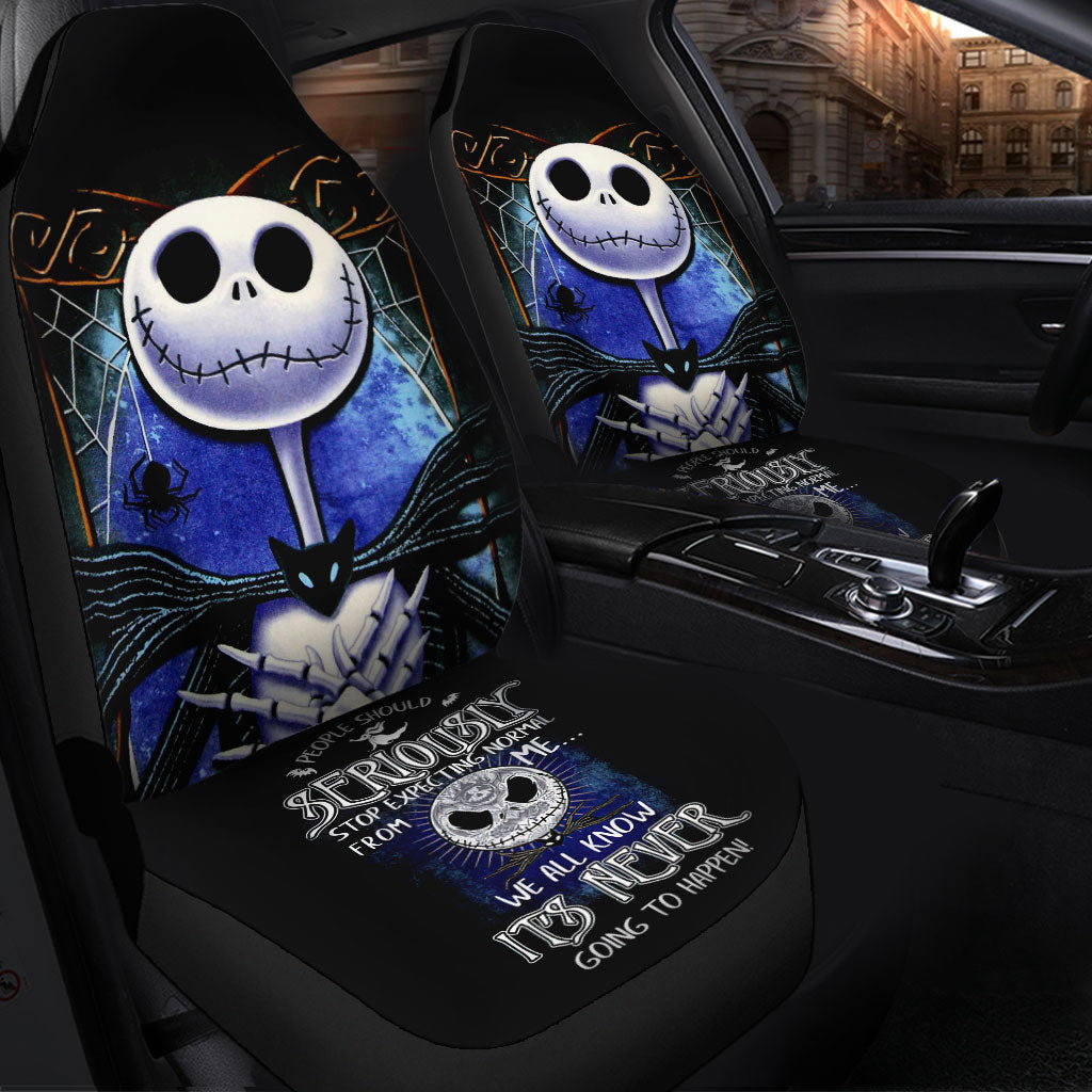 Stop Expecting Normal From Me Nightmare Seat covers 0523