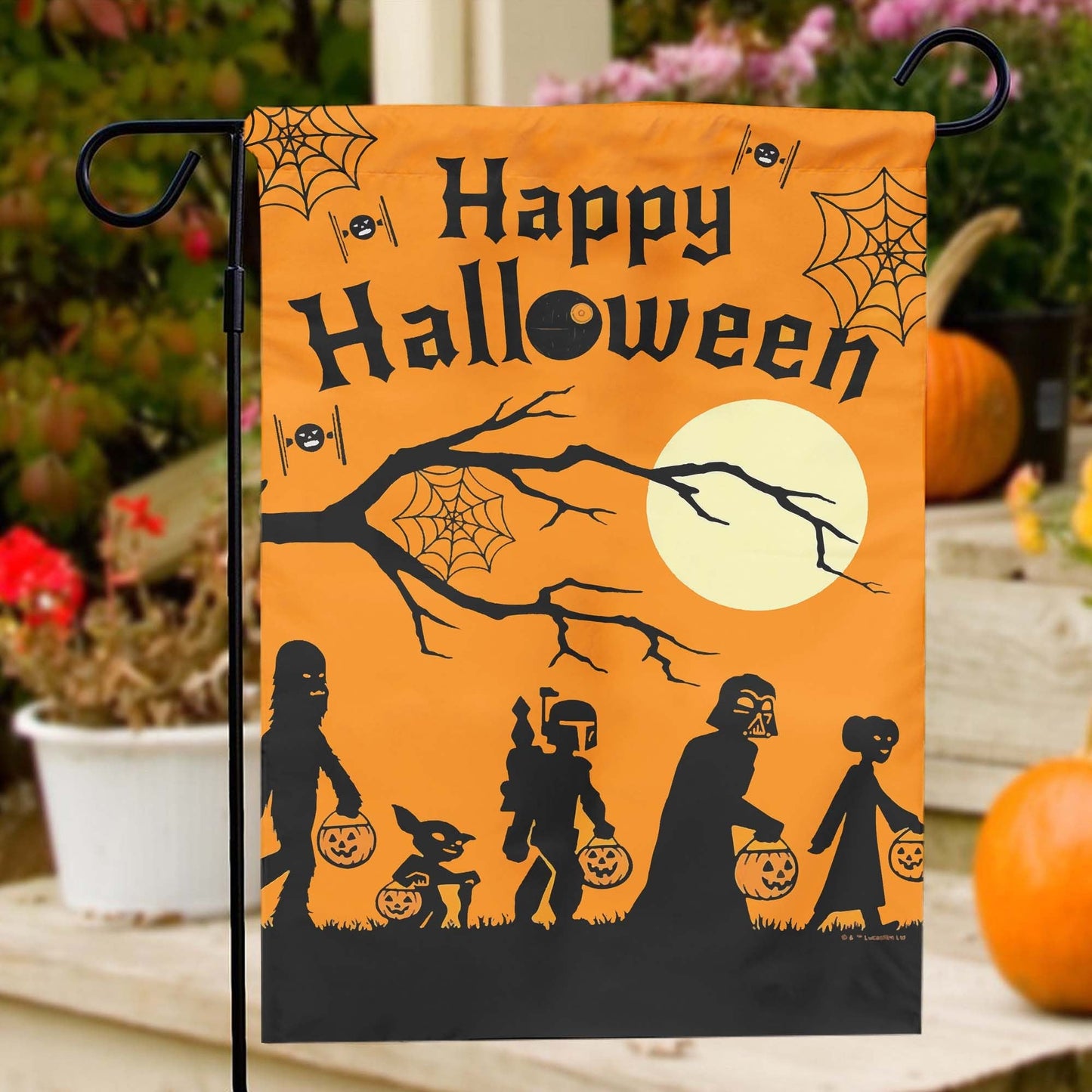 Happy Halloween The Force Garden Flag 0823