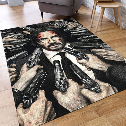 Whoever Comes The Hitman Rug 0523