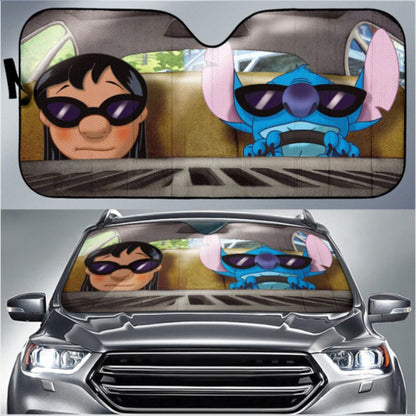 Best Friends Forever Ohana Car Sunshade 0523