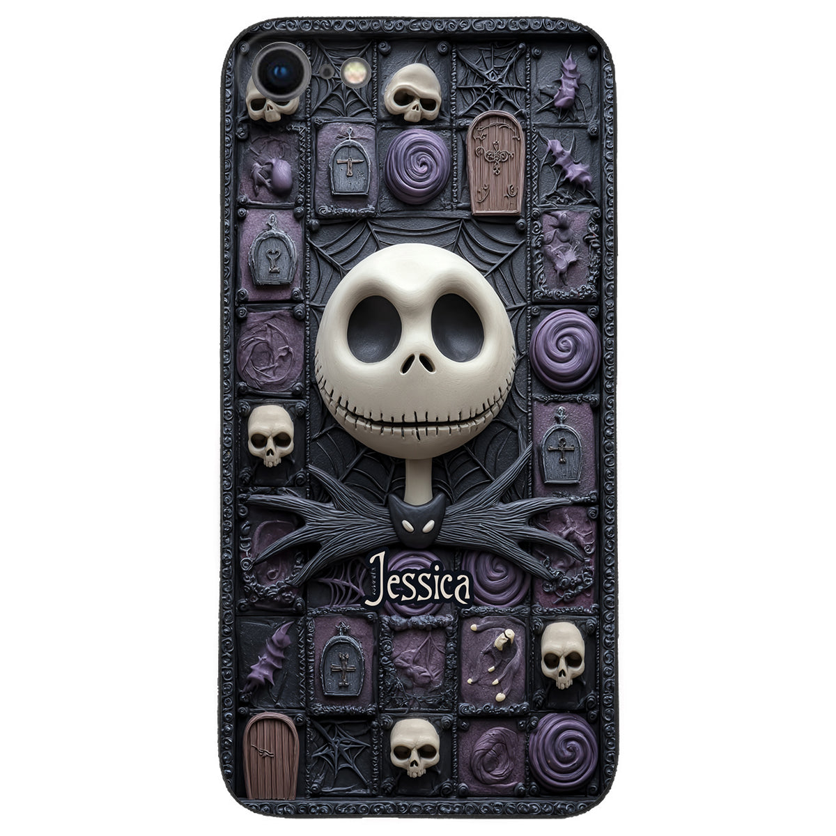 Fantasy Nightmare - Personalized Nightmare Leather Phone Case