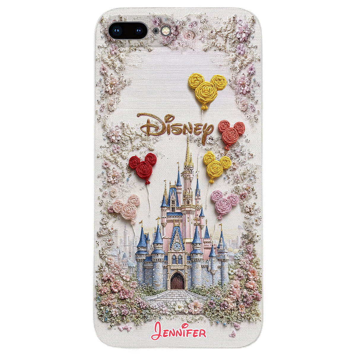 Magical Castle - Personalized Mouse Leather Phone Case
