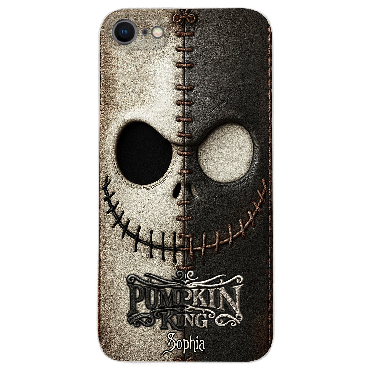 The Pumpkin King - Nightmare Leather Phone Case