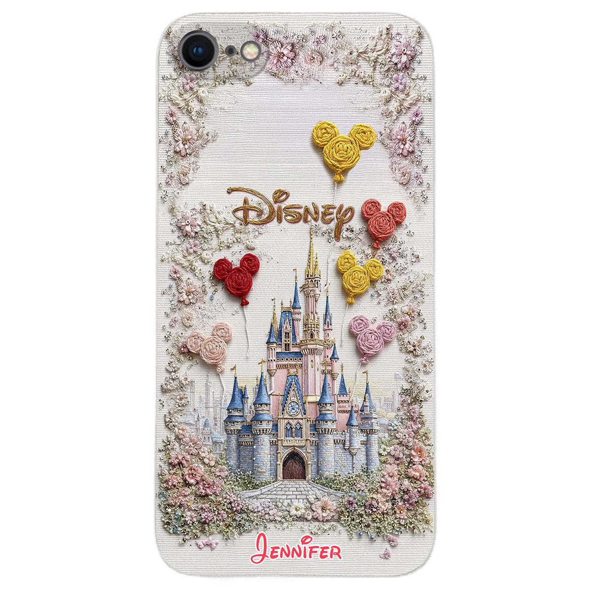 Magical Castle - Personalized Mouse Leather Phone Case