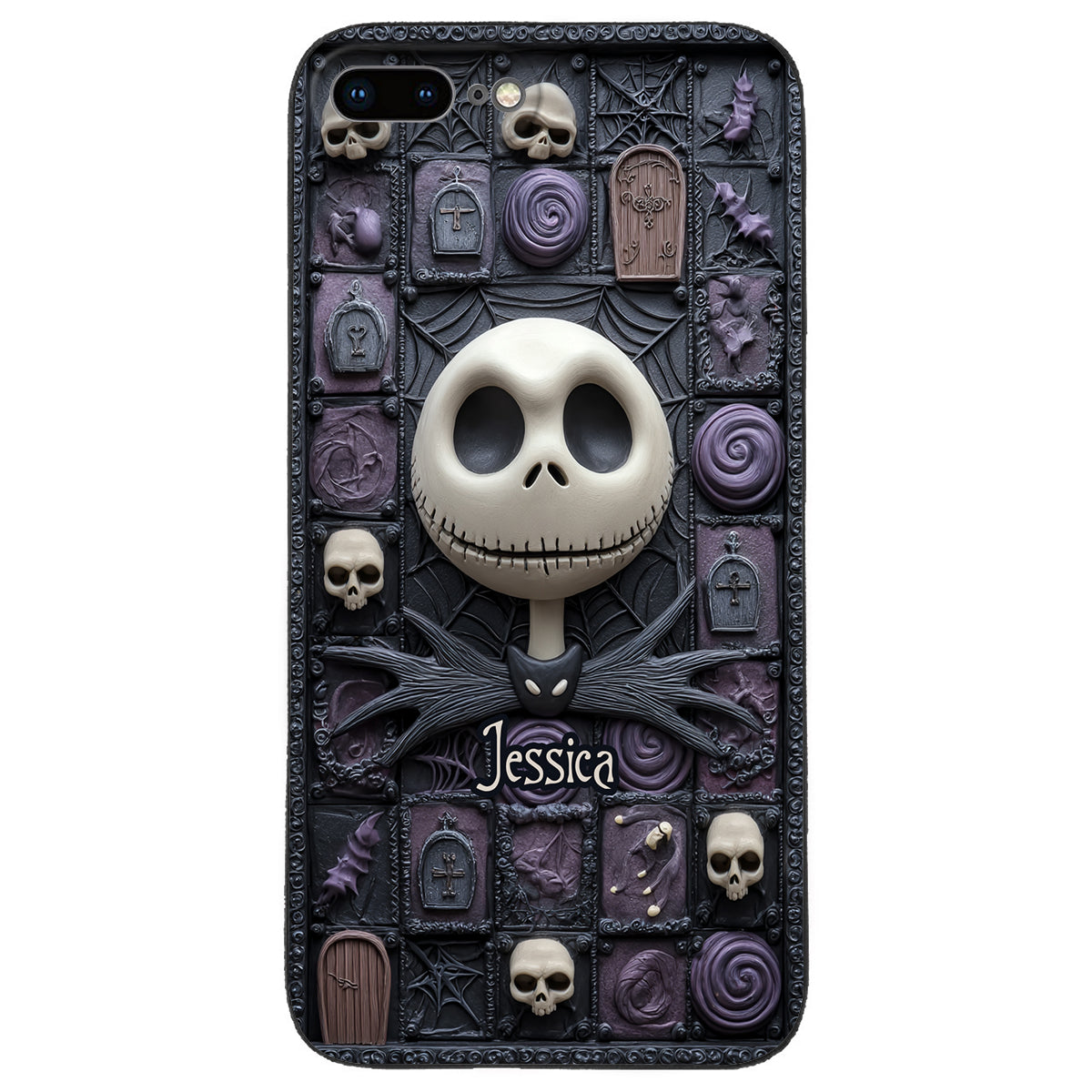 Fantasy Nightmare - Personalized Nightmare Leather Phone Case