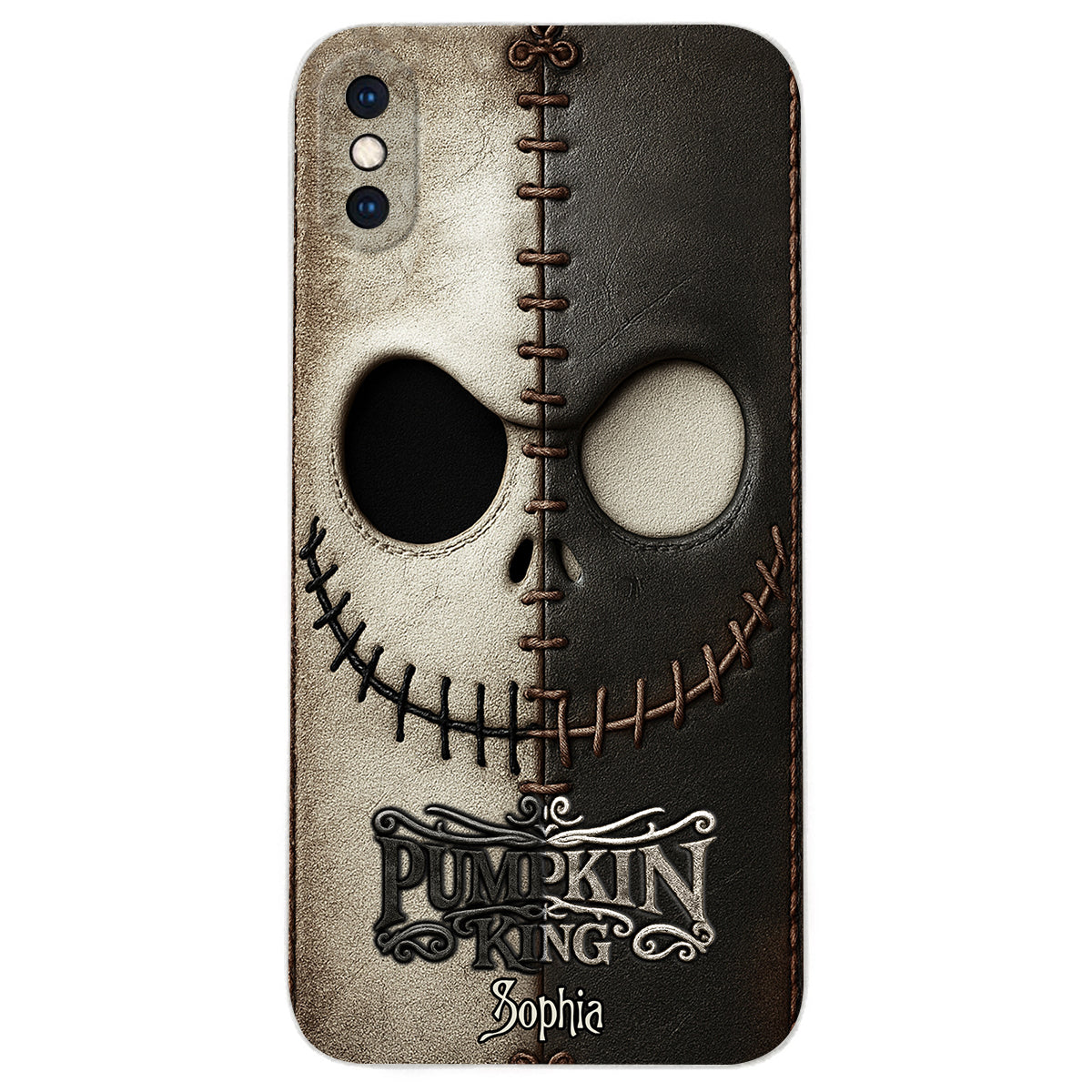 The Pumpkin King - Nightmare Leather Phone Case