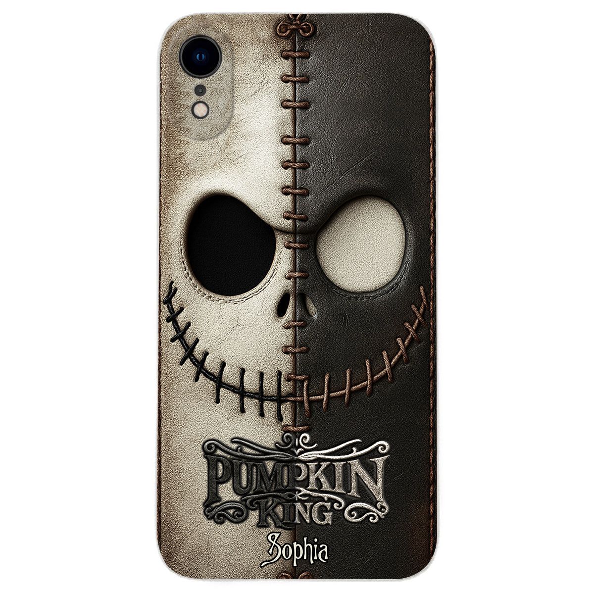 The Pumpkin King - Nightmare Leather Phone Case