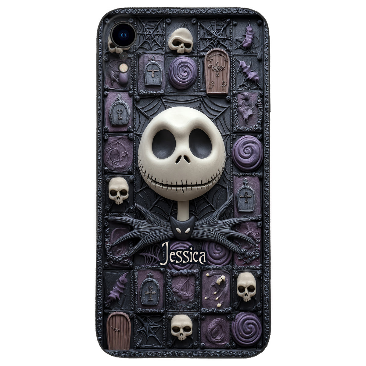 Fantasy Nightmare - Personalized Nightmare Leather Phone Case