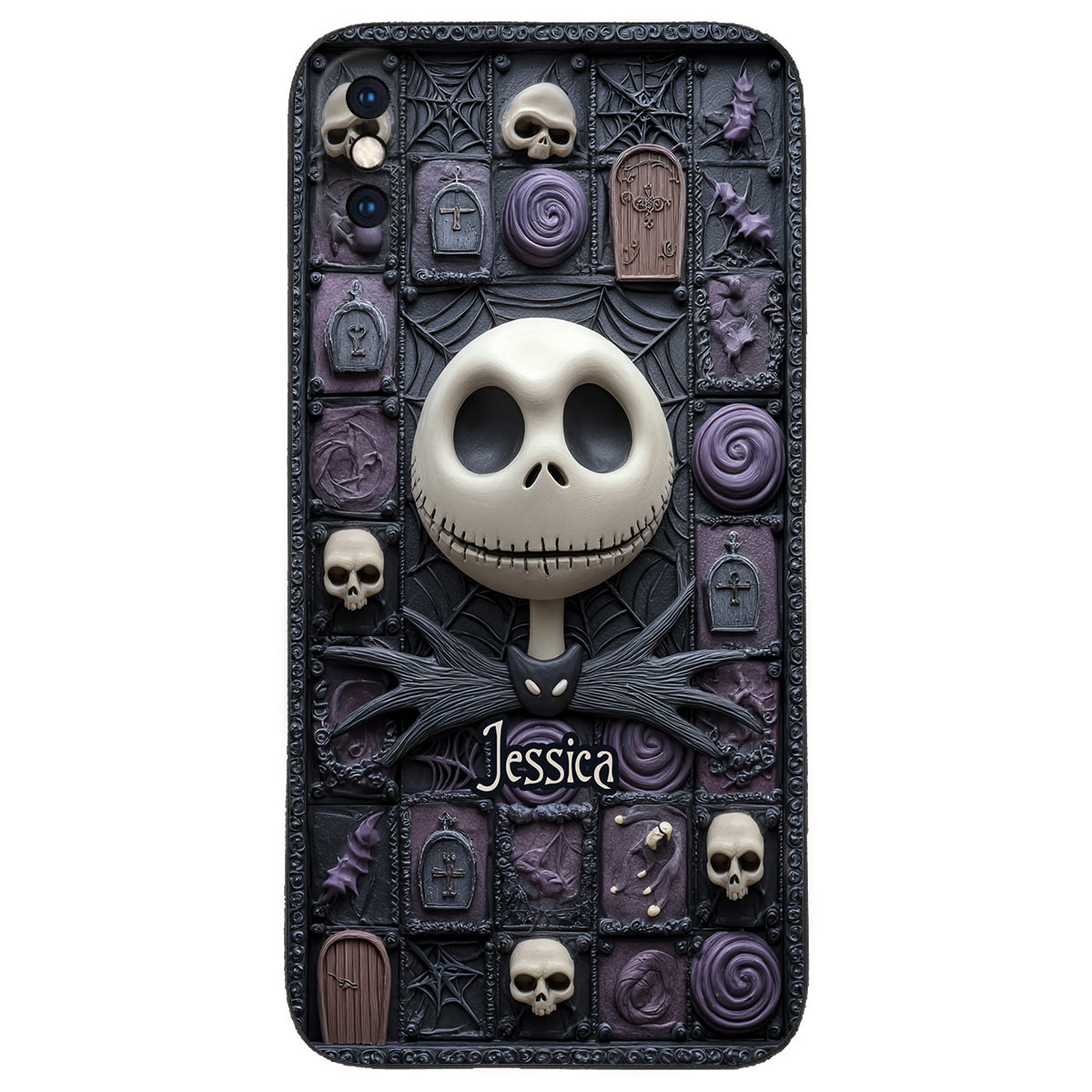 Fantasy Nightmare - Personalized Nightmare Leather Phone Case