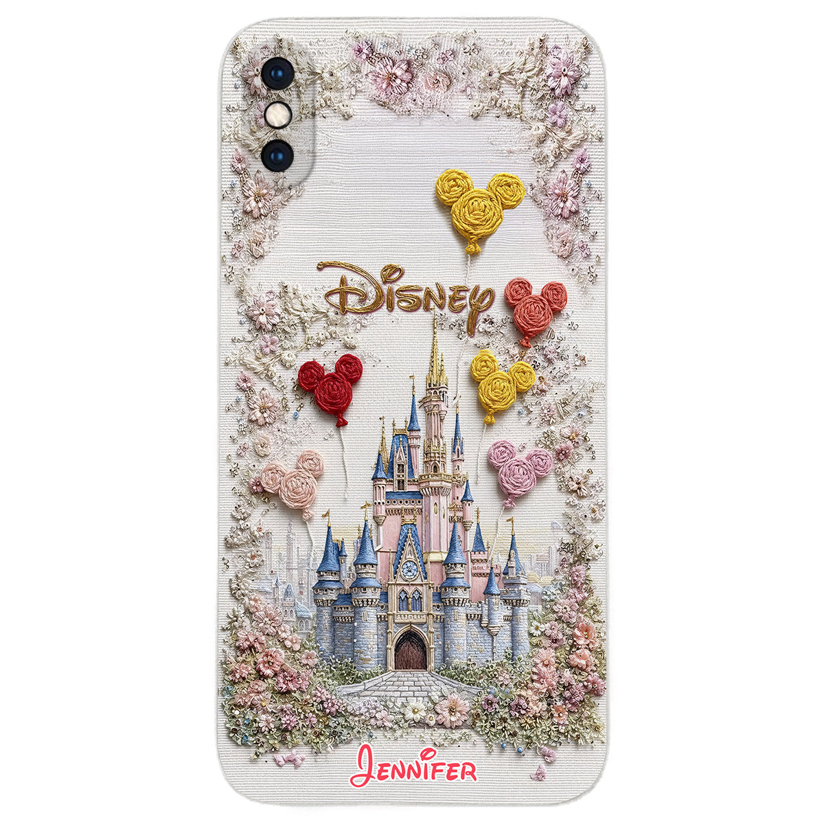 Magical Castle - Personalized Mouse Leather Phone Case
