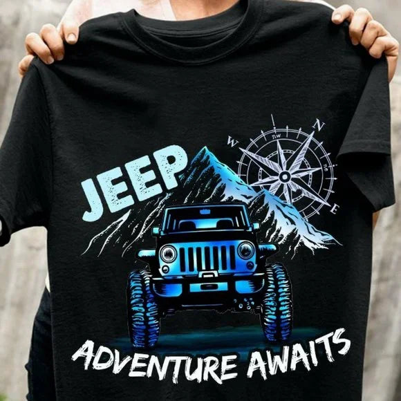 Adventure Await Car T-shirt and Hoodie 0523