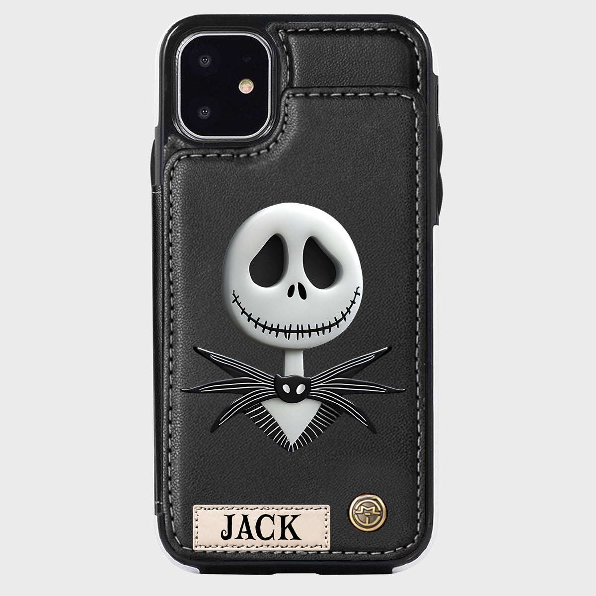 Nighttime Fantasy Duo Custom Name - Personalized Nightmare Wallet Phone Case