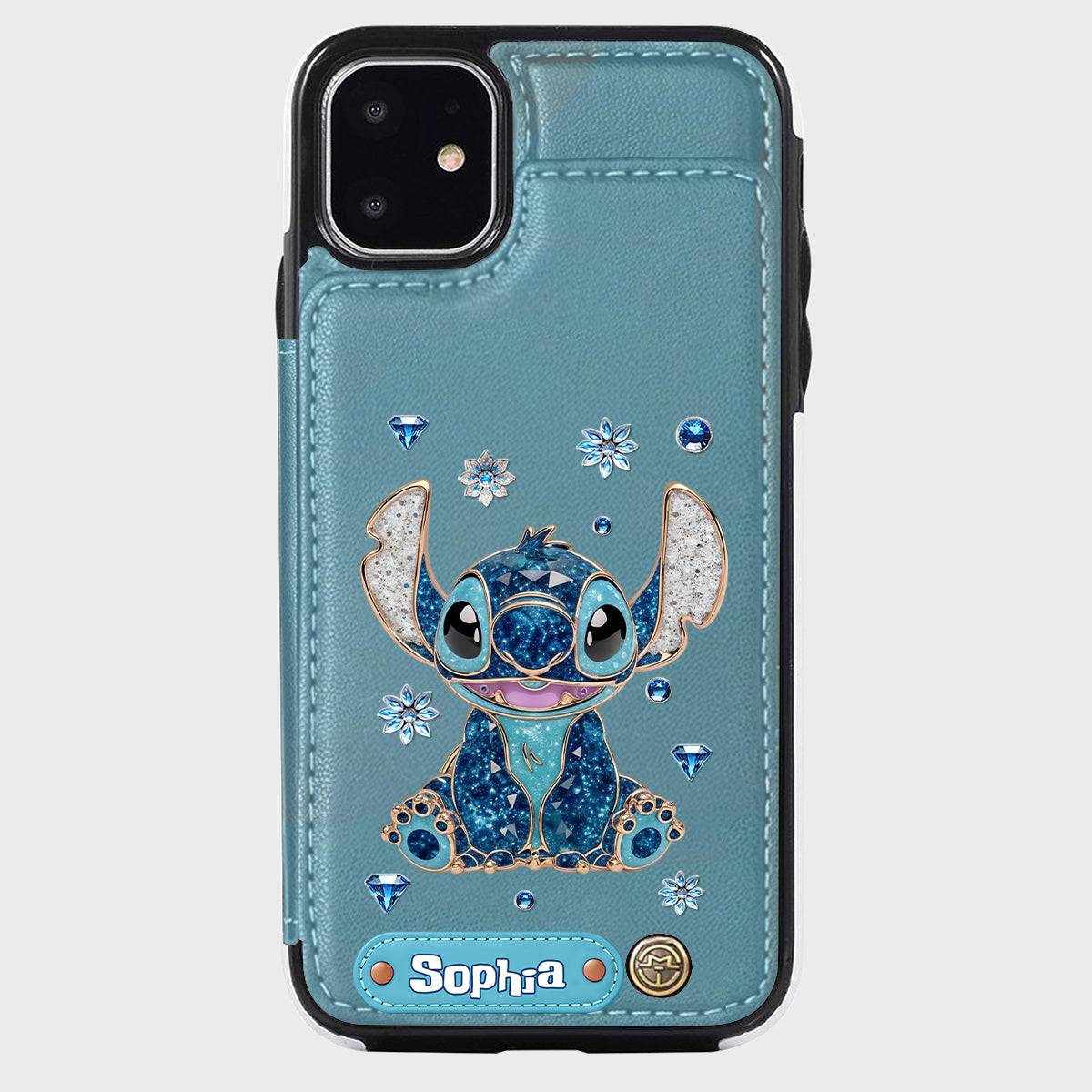 Blue Ohana - Personalized Ohana Wallet Phone Case