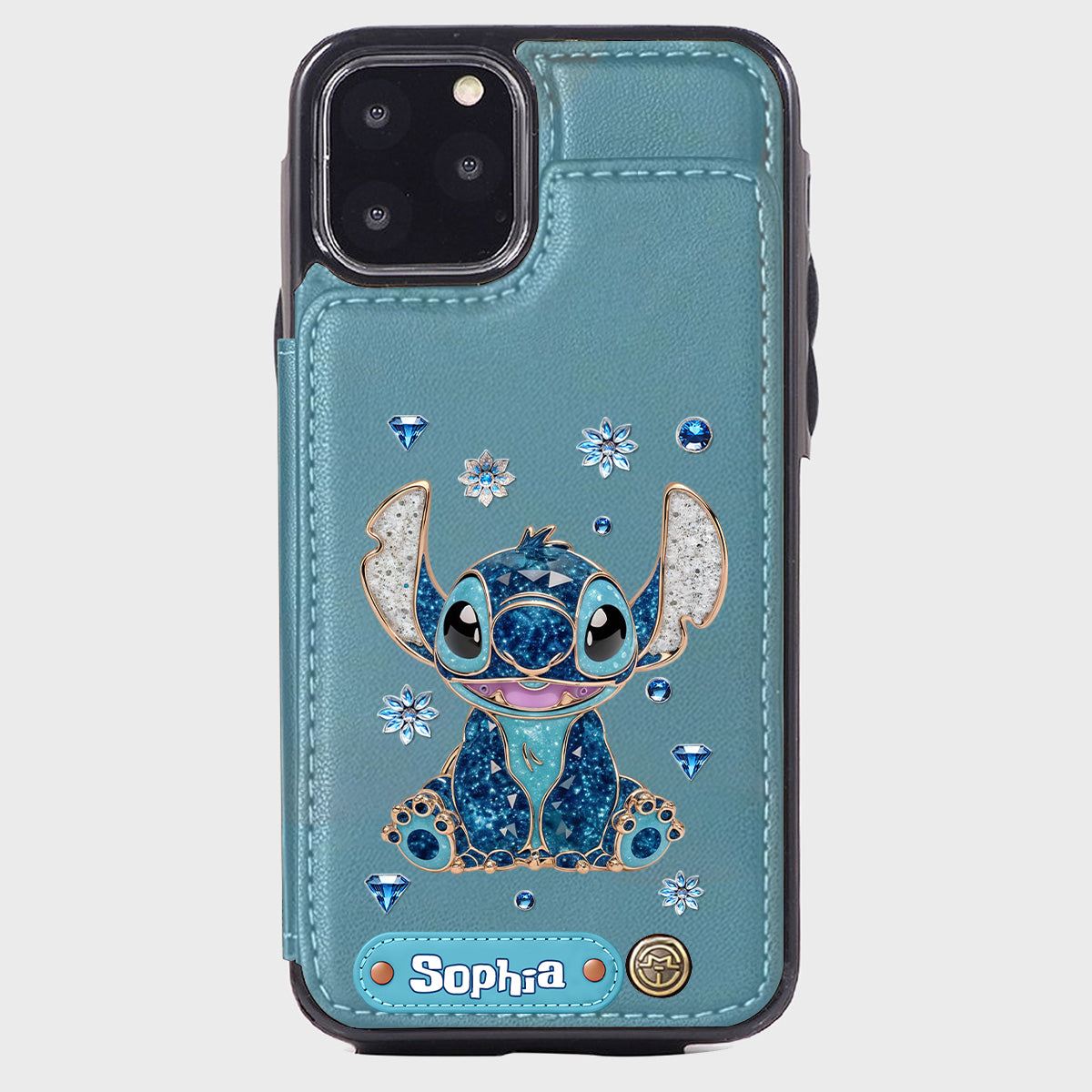 Blue Ohana - Personalized Ohana Wallet Phone Case