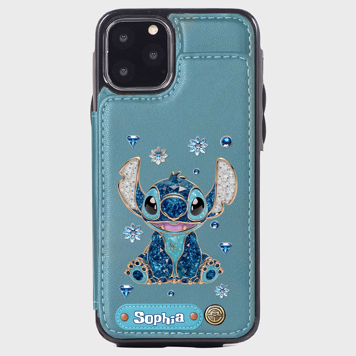 Blue Ohana - Personalized Ohana Wallet Phone Case