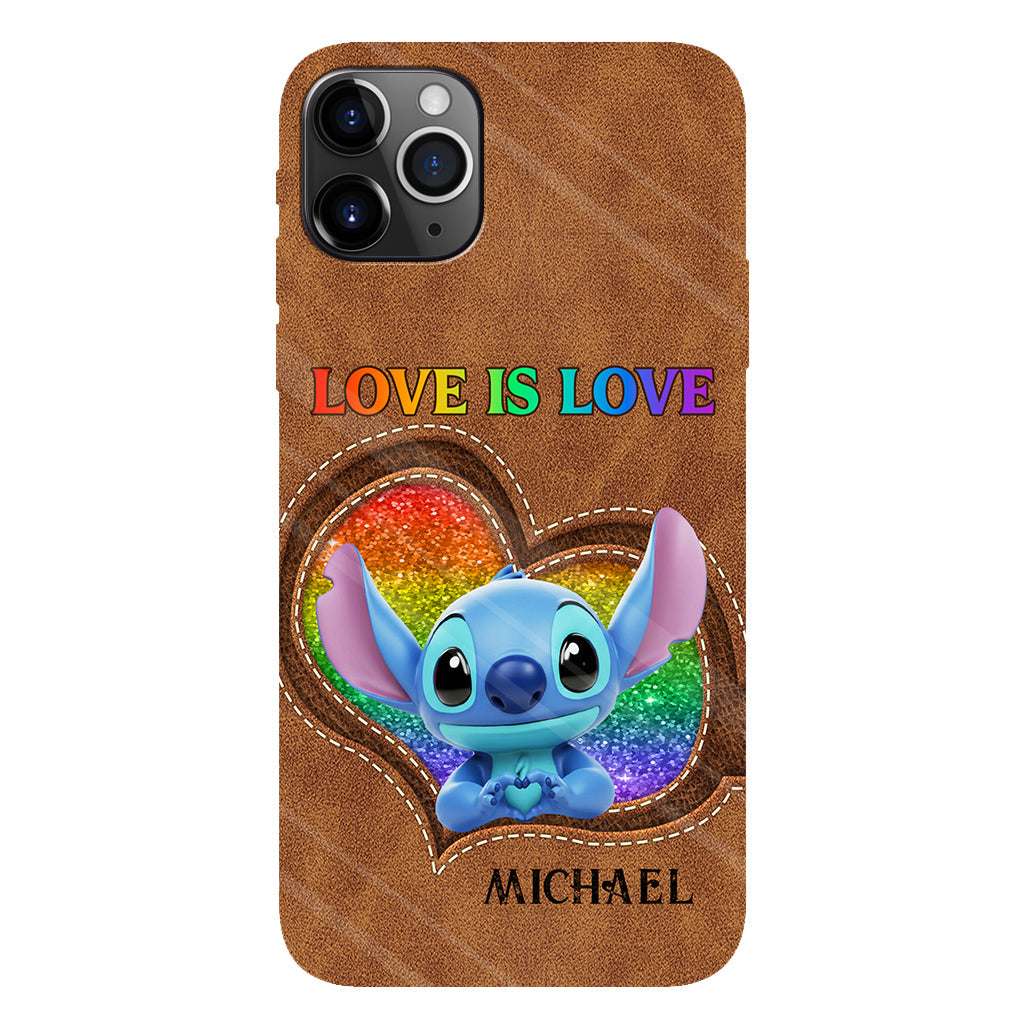 Love Is Love - Personalized LGBT Support Full Print Phone Case