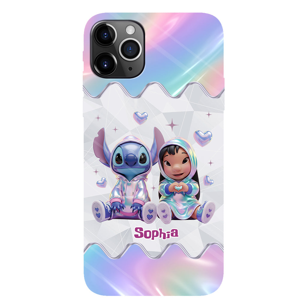 Hologram Ohana Monster - Personalized Ohana Full Print Phone Case