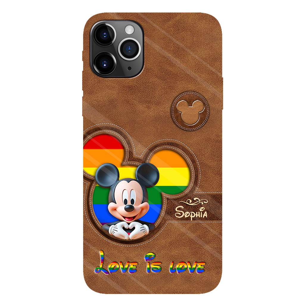 Love Is Love - Personalized LGBT Support Full Print Phone Case