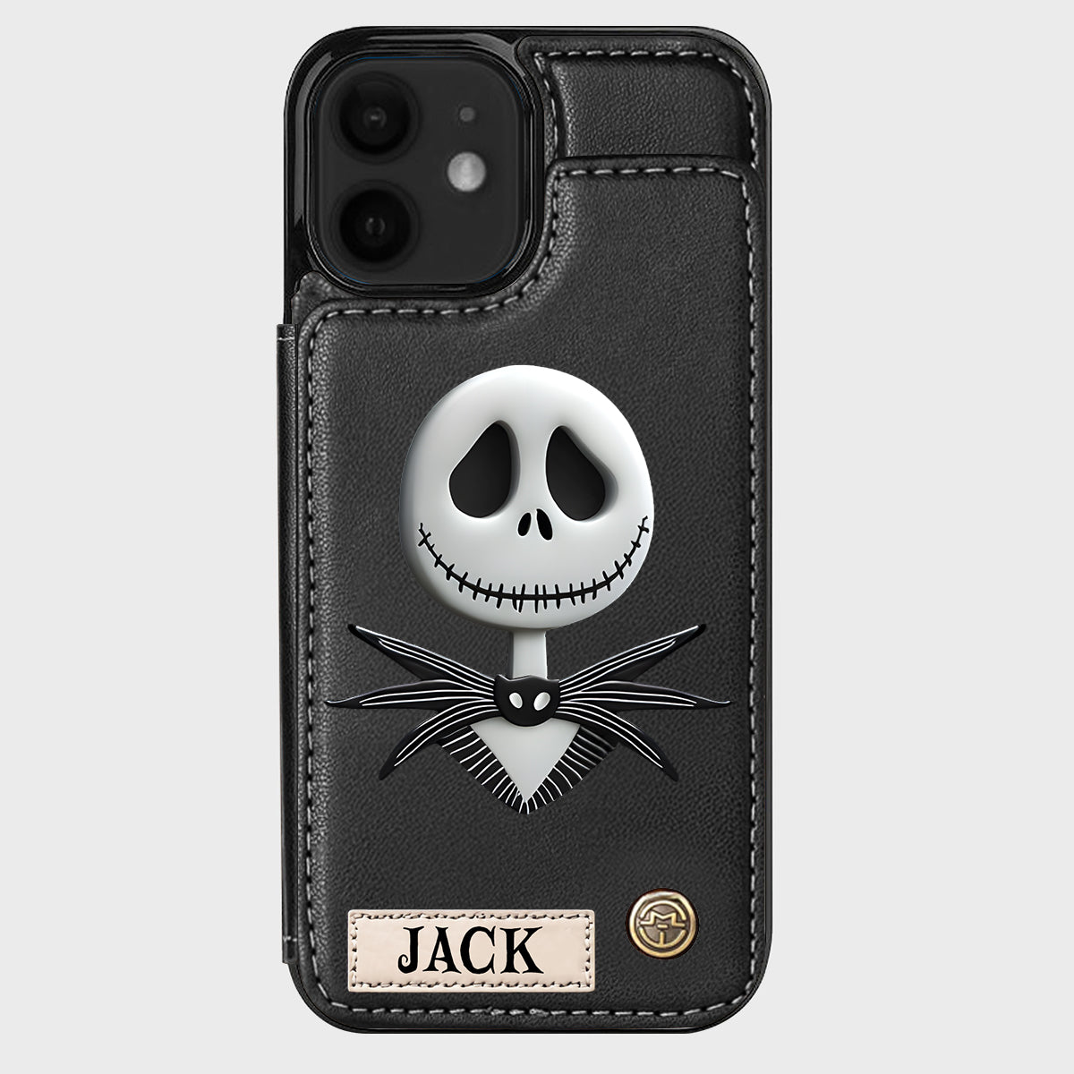 Nighttime Fantasy Duo Custom Name - Personalized Nightmare Wallet Phone Case