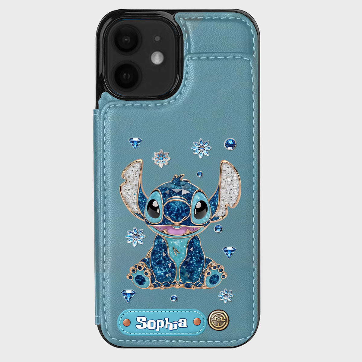 Blue Ohana - Personalized Ohana Wallet Phone Case