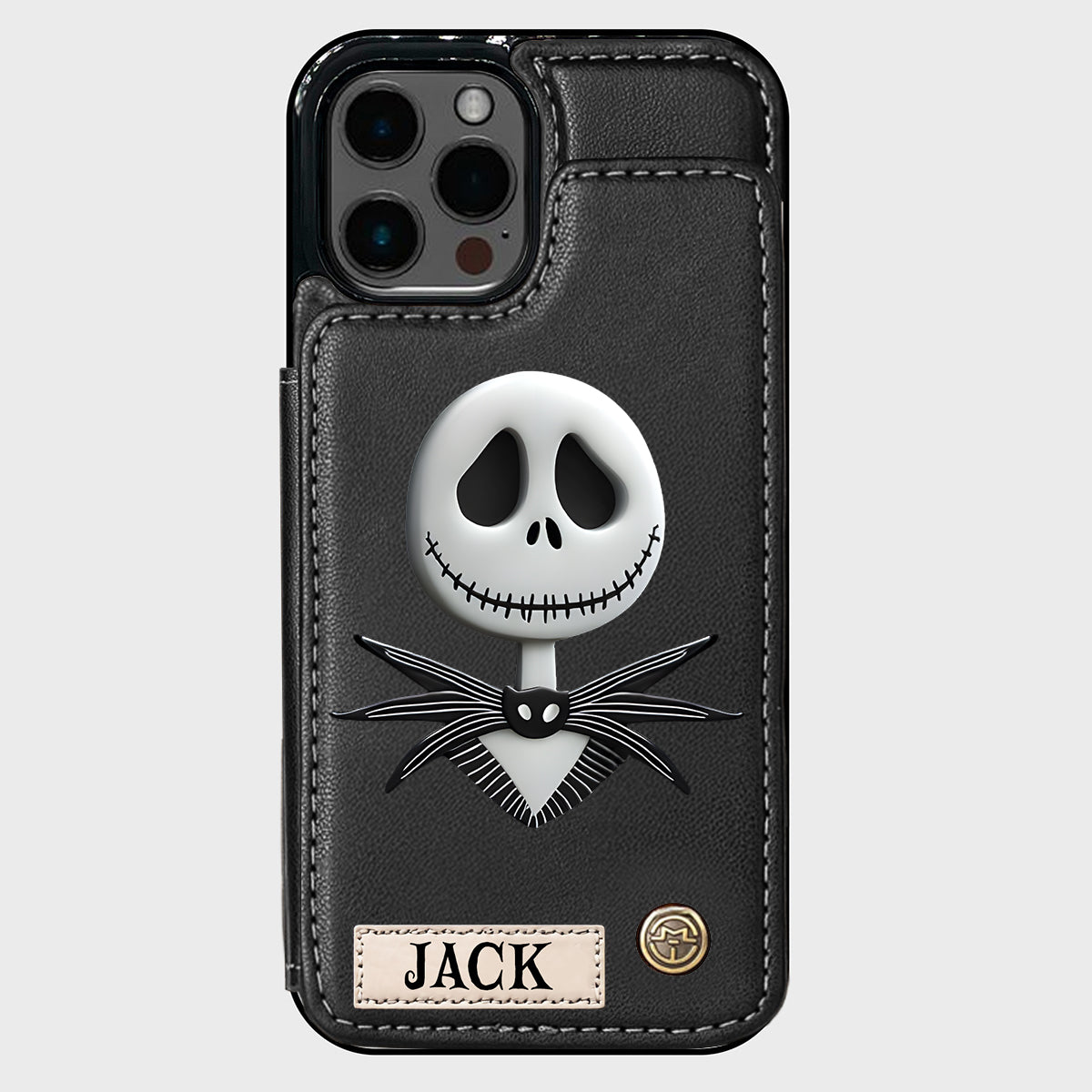 Nighttime Fantasy Duo Custom Name - Personalized Nightmare Wallet Phone Case