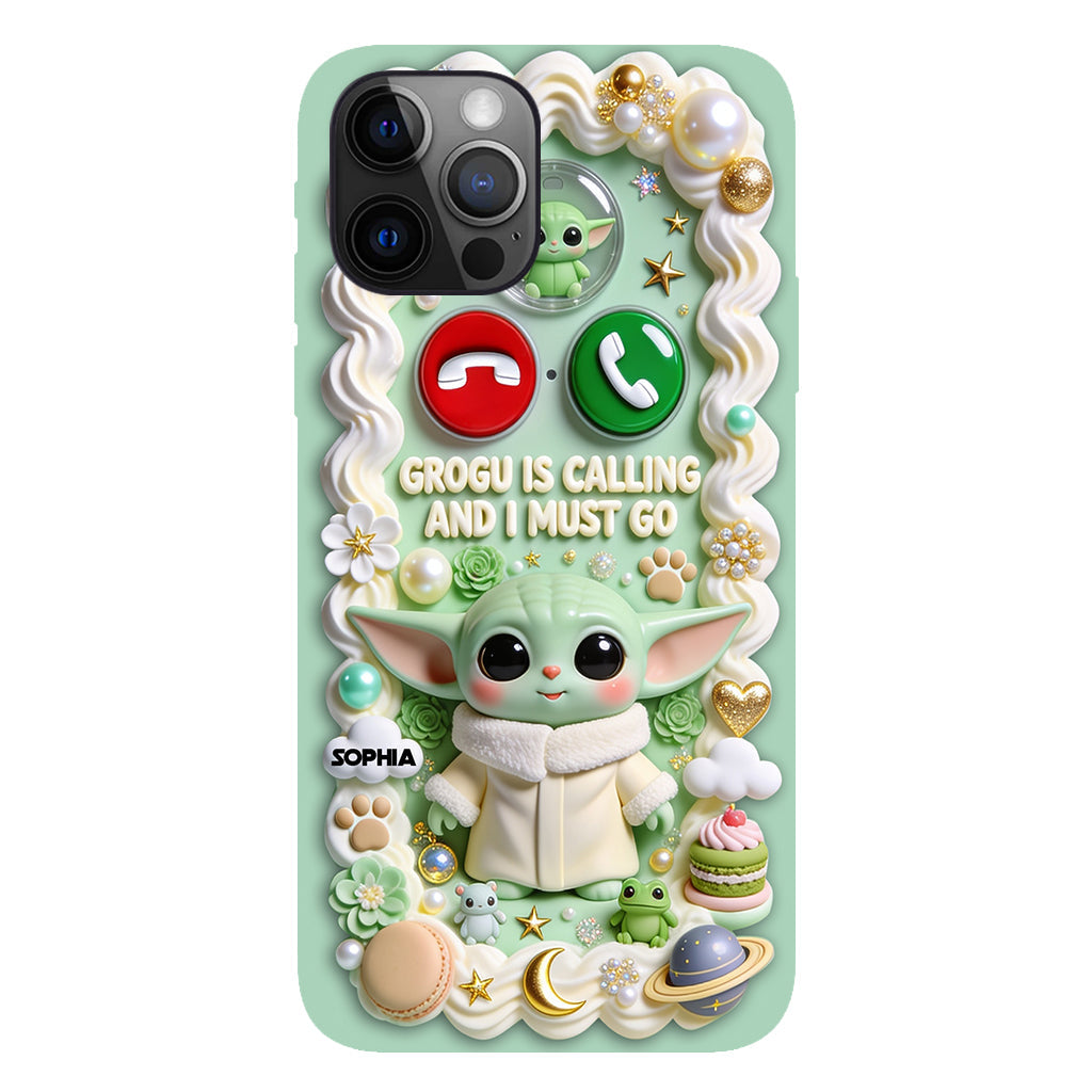 Baby Is Calling - Personalized The Force Full Print Phone Case