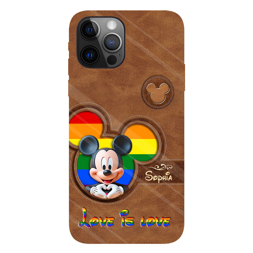 Love Is Love - Personalized LGBT Support Full Print Phone Case