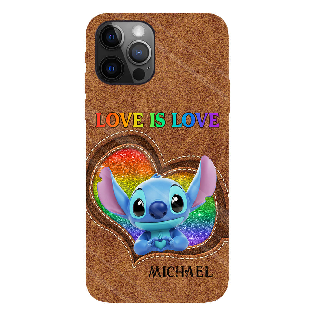 Love Is Love - Personalized LGBT Support Full Print Phone Case