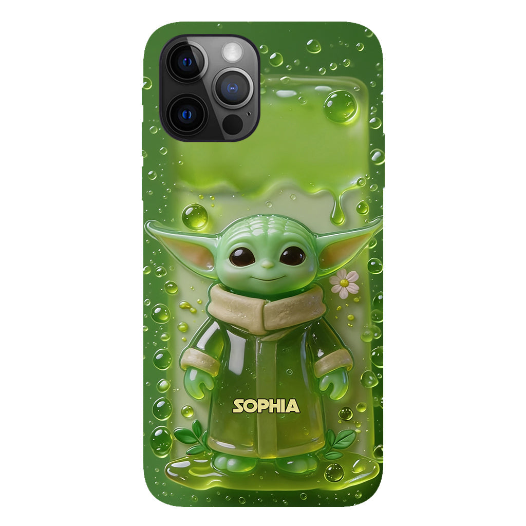 Jelly Green Baby - Personalized The Force Full Print Phone Case