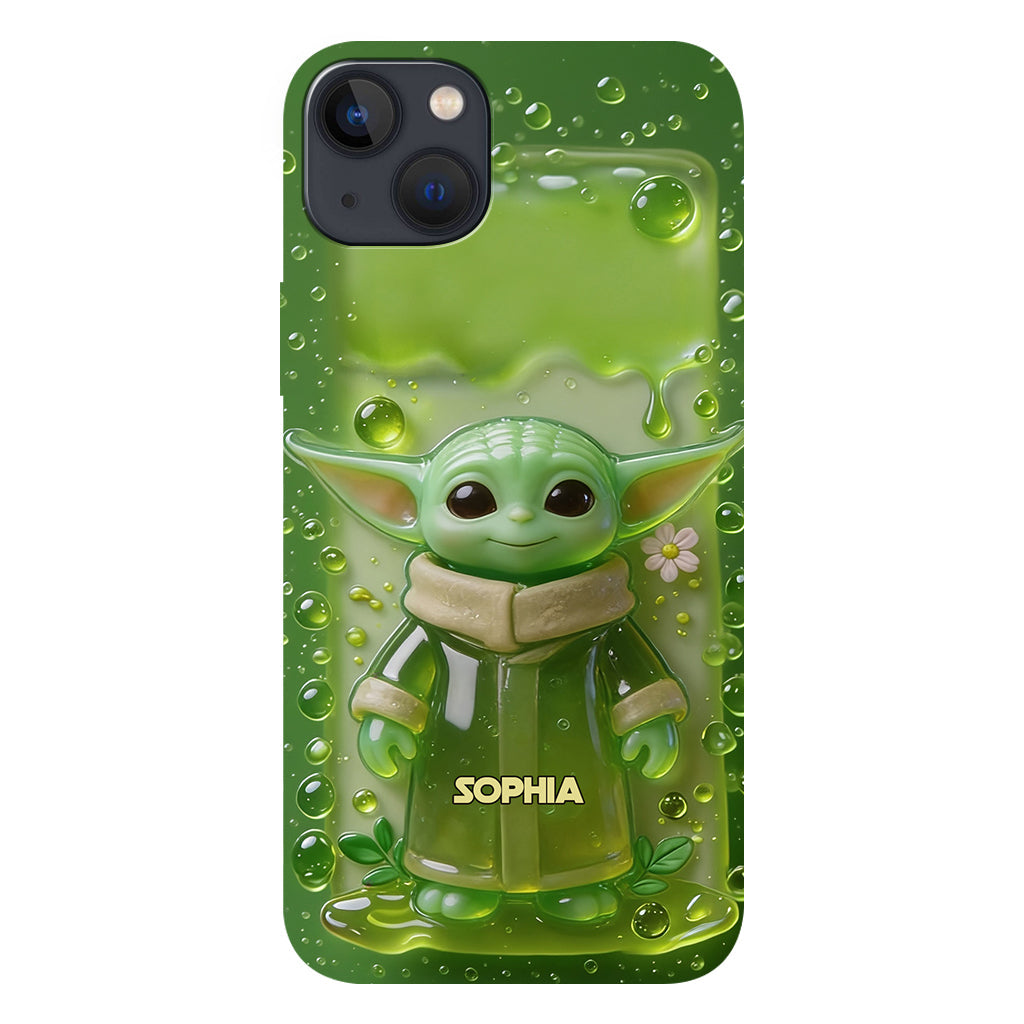 Jelly Green Baby - Personalized The Force Full Print Phone Case
