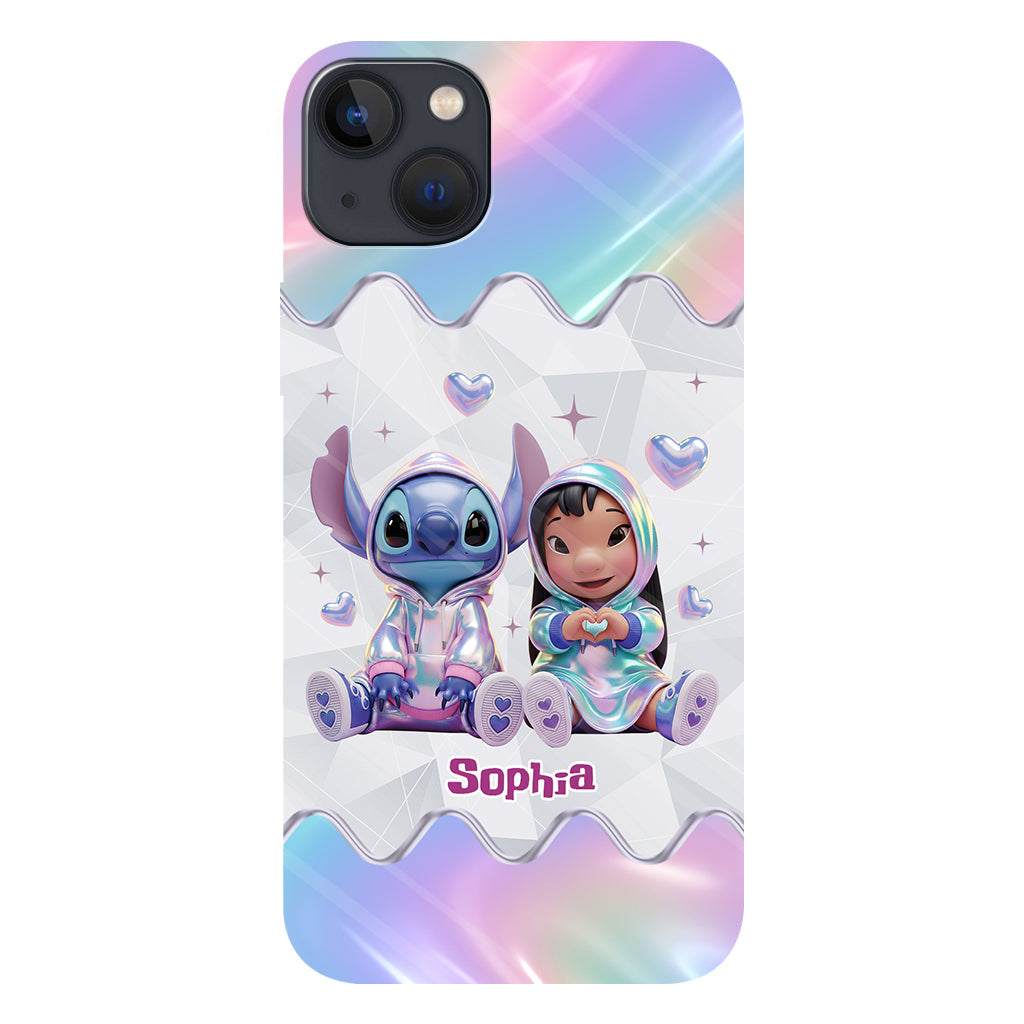 Hologram Ohana Monster - Personalized Ohana Full Print Phone Case