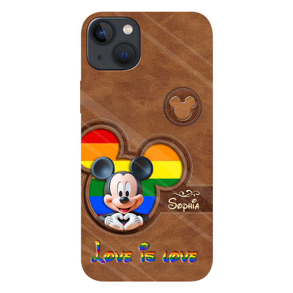 Love Is Love - Personalized LGBT Support Full Print Phone Case