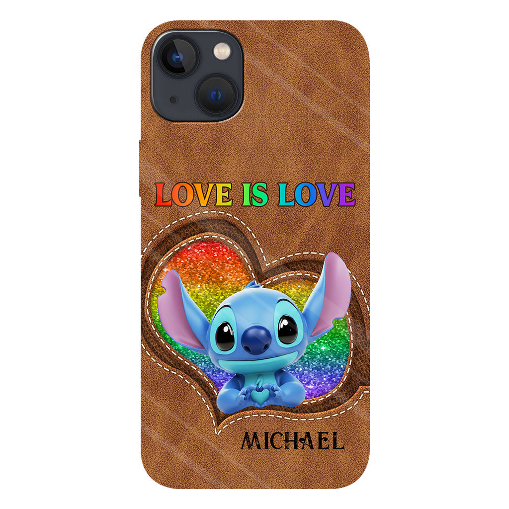Love Is Love - Personalized LGBT Support Full Print Phone Case