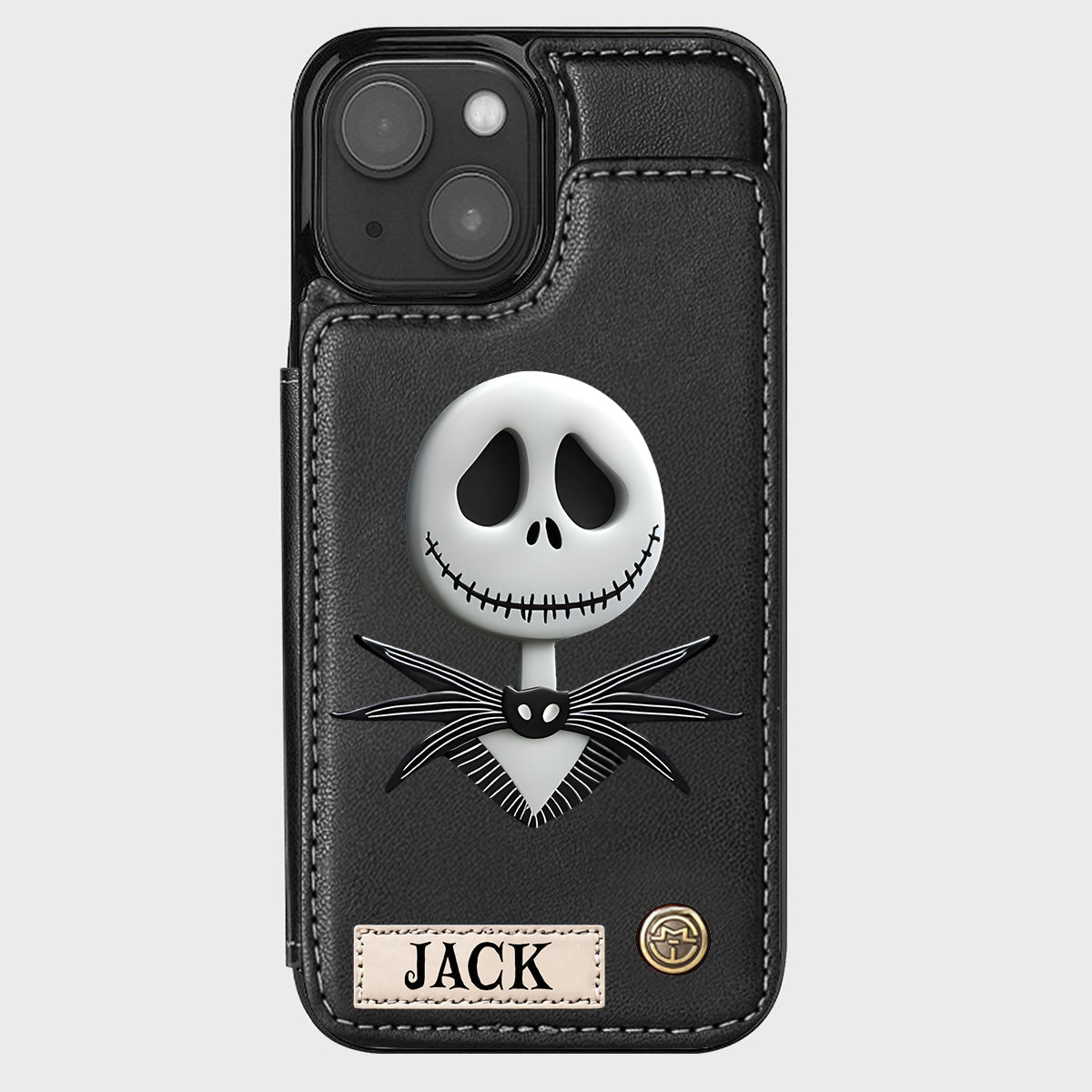 Nighttime Fantasy Duo Custom Name - Personalized Nightmare Wallet Phone Case