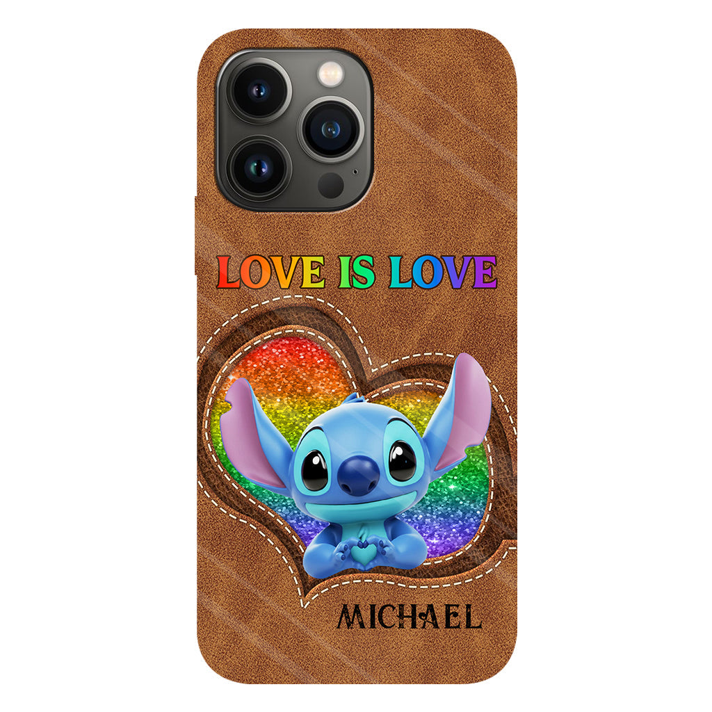 Love Is Love - Personalized LGBT Support Full Print Phone Case