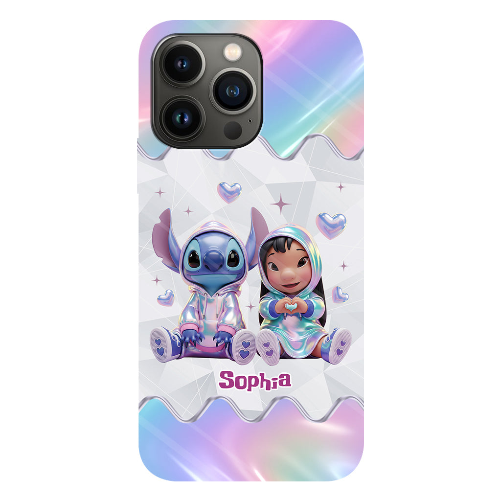 Hologram Ohana Monster - Personalized Ohana Full Print Phone Case