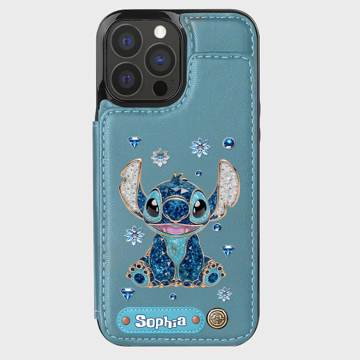 Blue Ohana - Personalized Ohana Wallet Phone Case