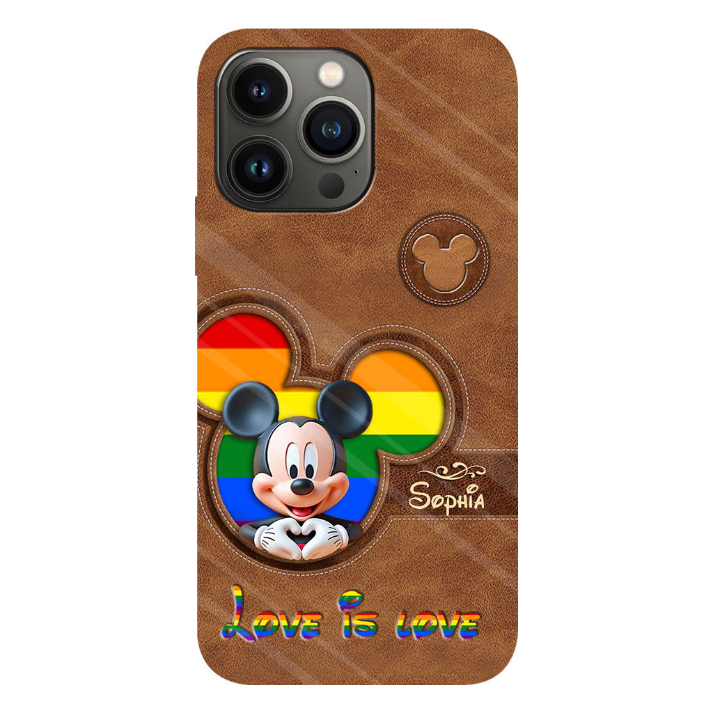Love Is Love - Personalized LGBT Support Full Print Phone Case