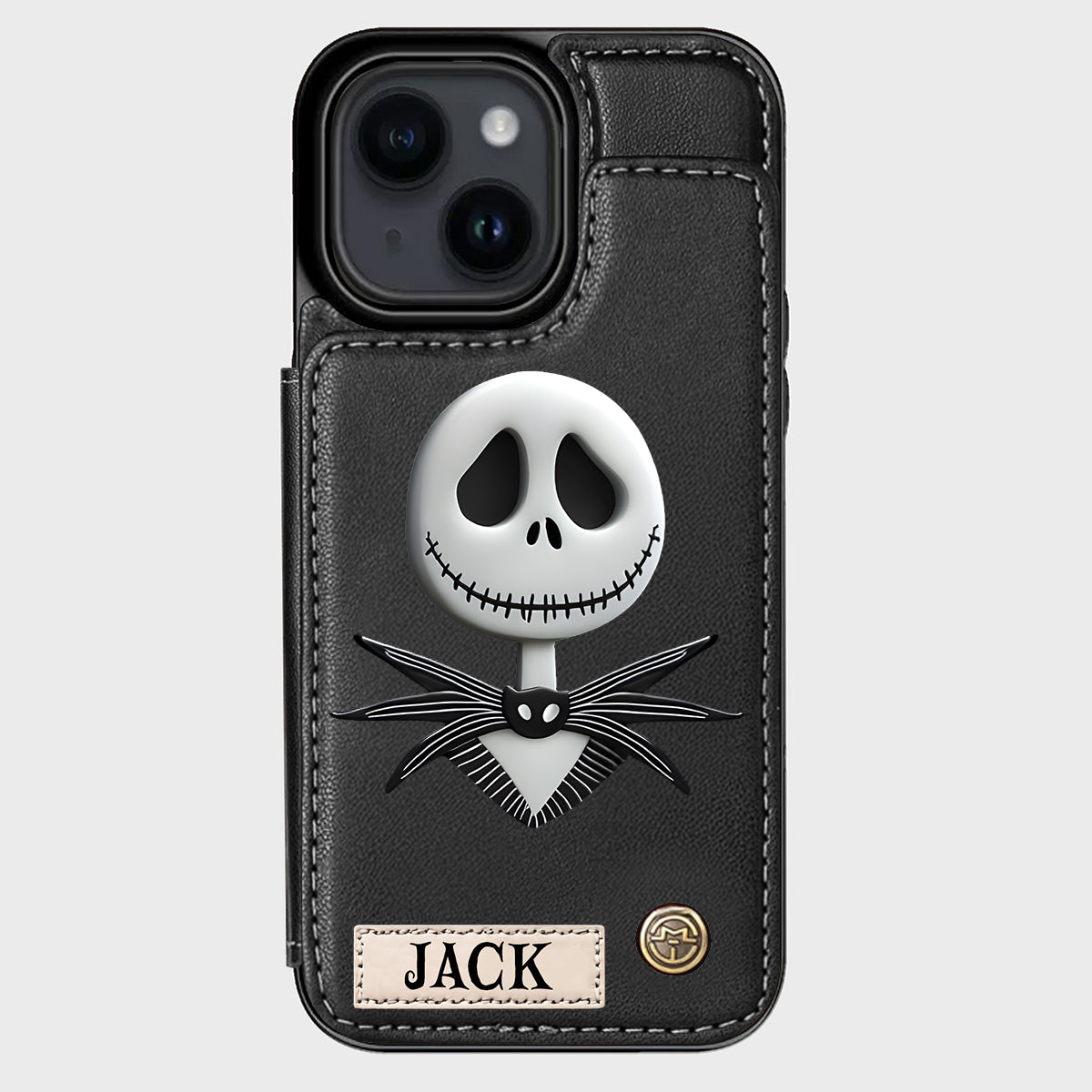 Nighttime Fantasy Duo Custom Name - Personalized Nightmare Wallet Phone Case