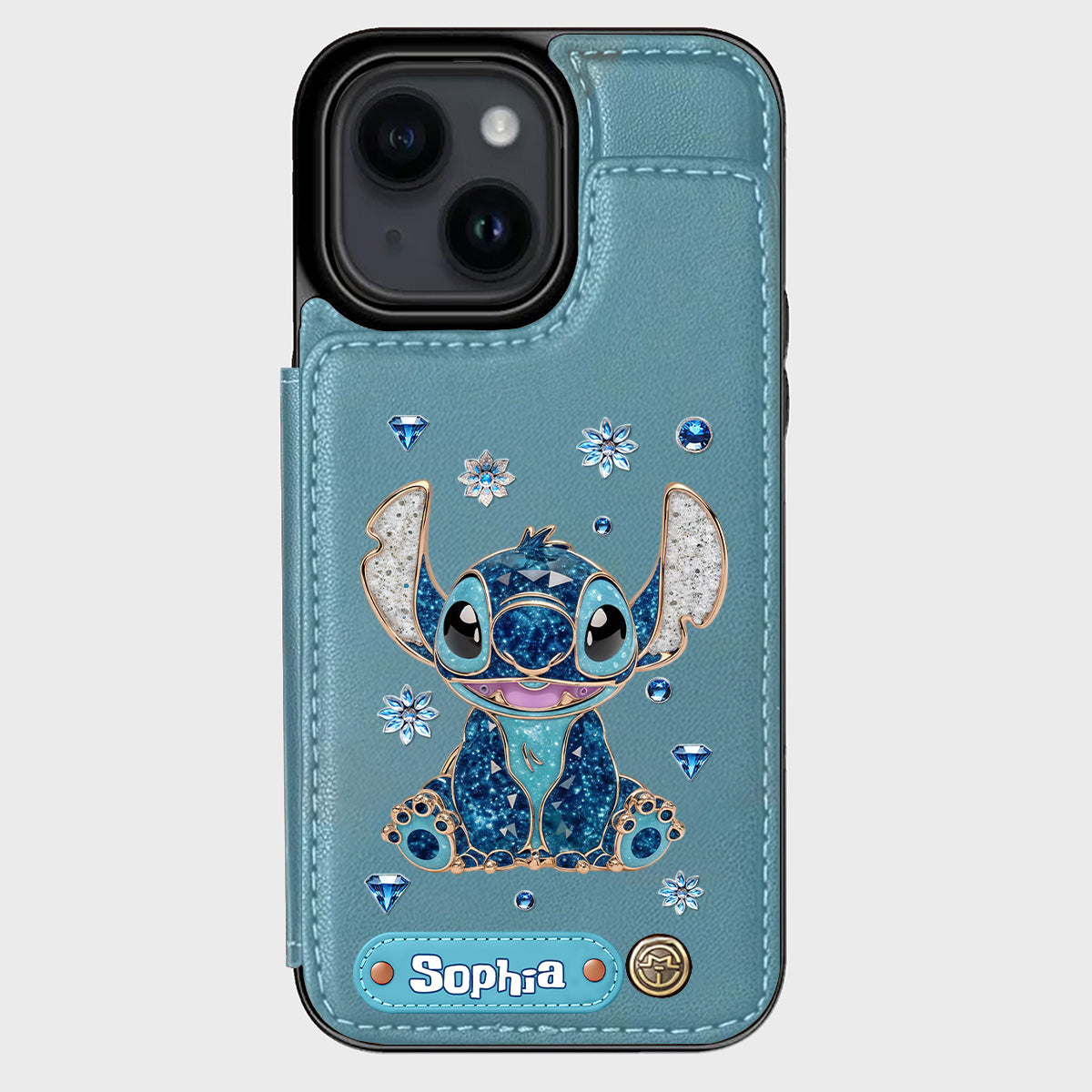 Blue Ohana - Personalized Ohana Wallet Phone Case