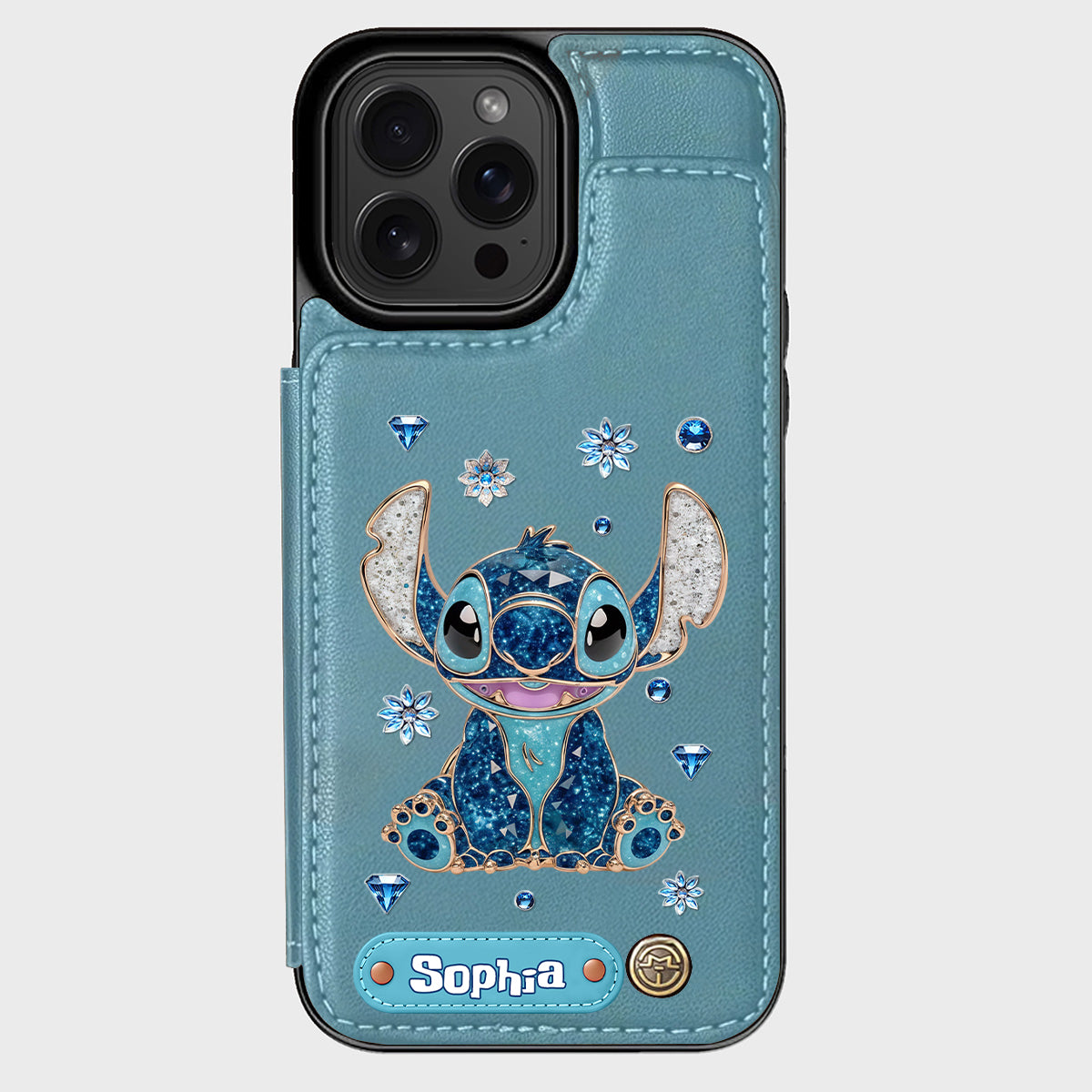 Blue Ohana - Personalized Ohana Wallet Phone Case