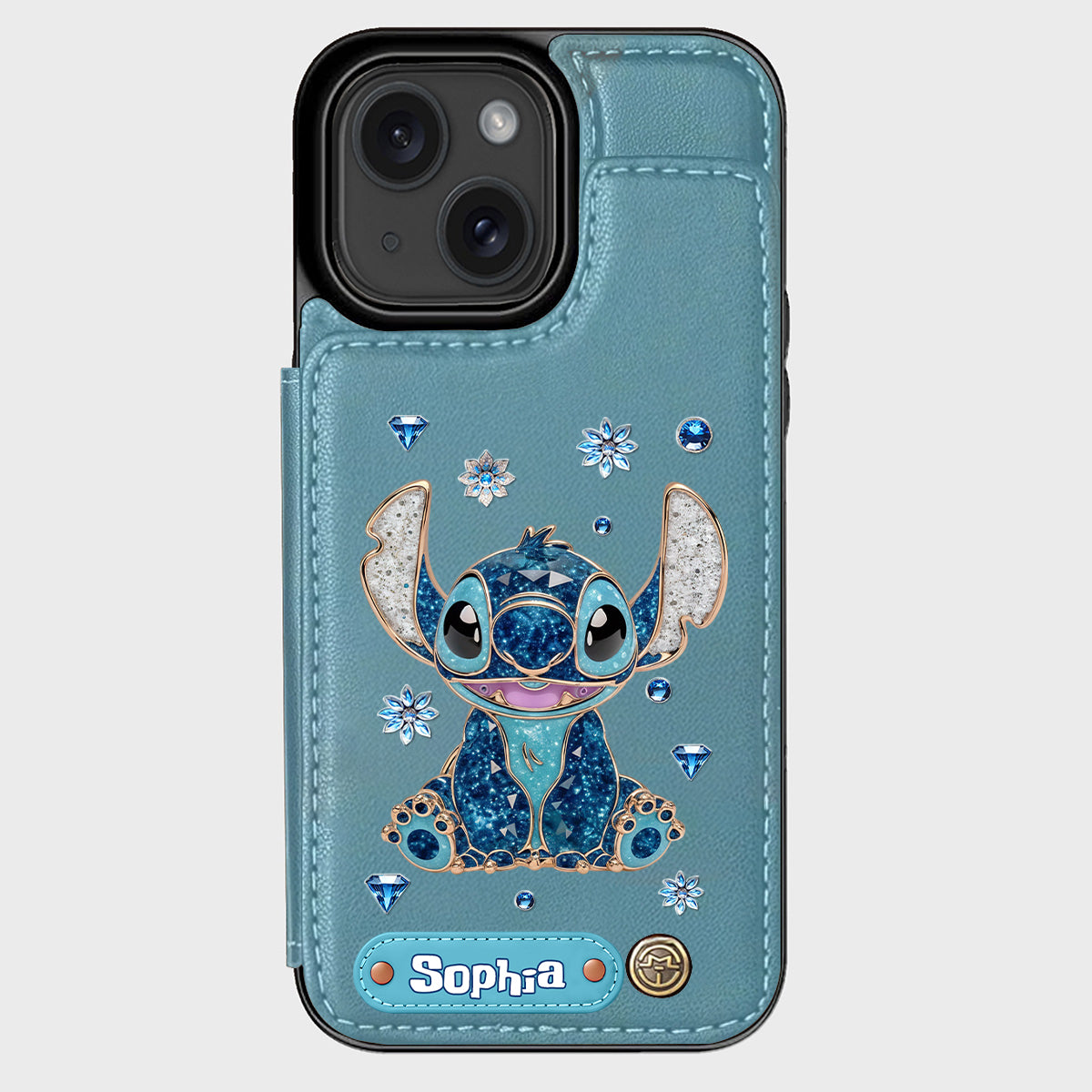 Blue Ohana - Personalized Ohana Wallet Phone Case