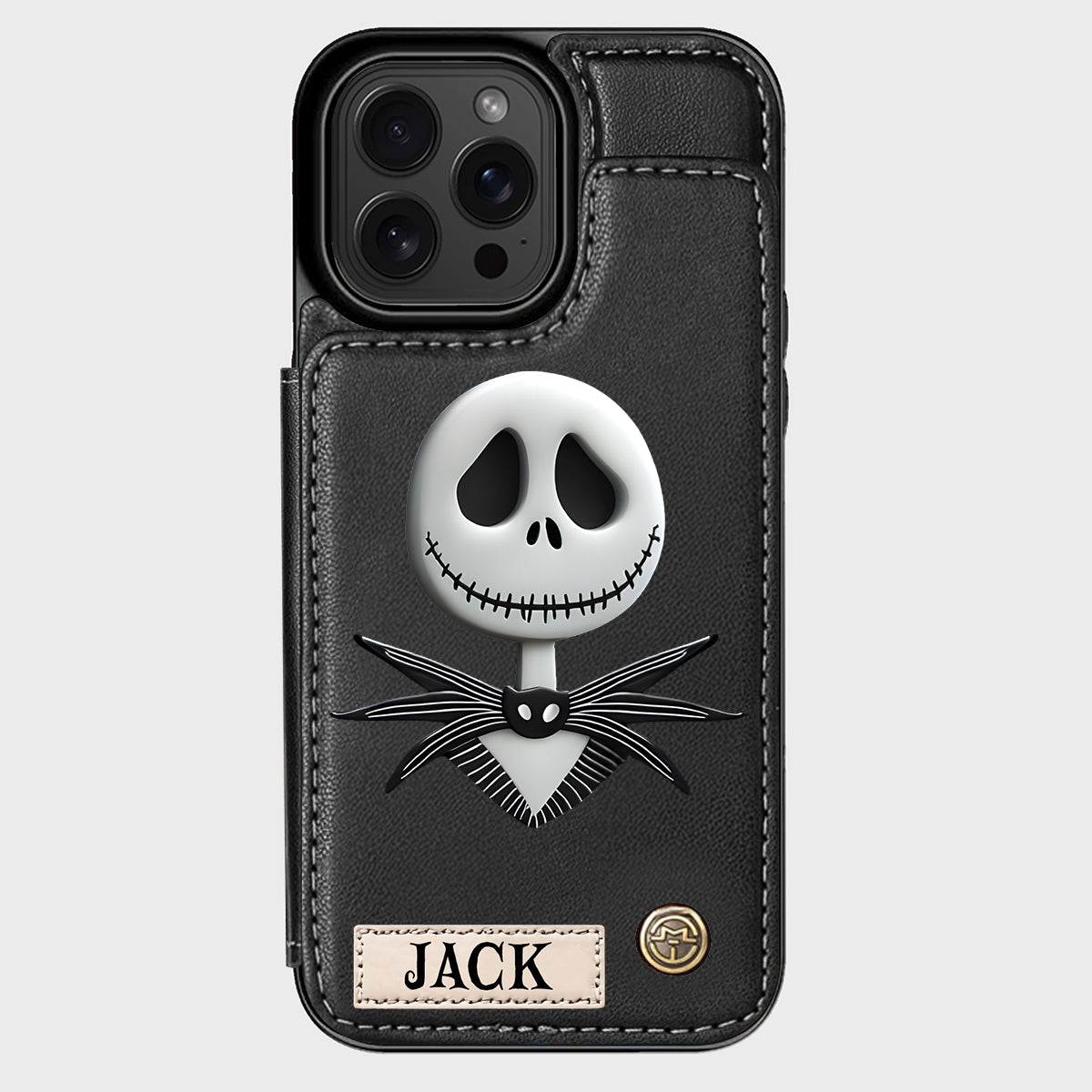 Nighttime Fantasy Duo Custom Name - Personalized Nightmare Wallet Phone Case