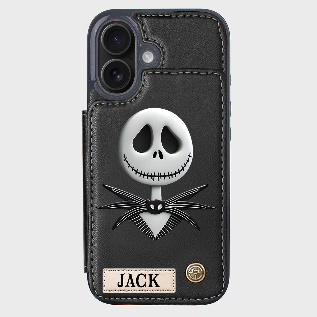 Nighttime Fantasy Duo Custom Name - Personalized Nightmare Wallet Phone Case