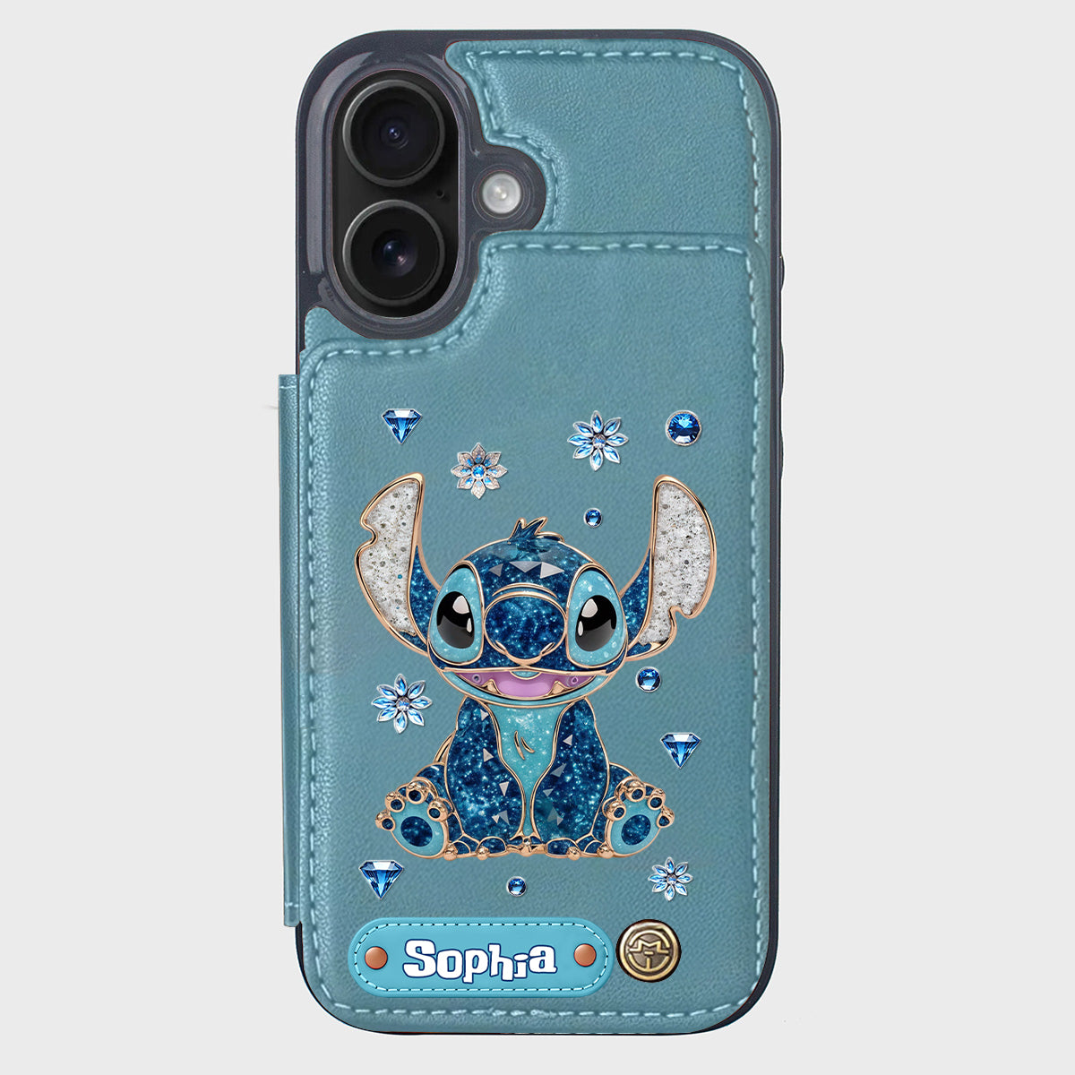 Blue Ohana - Personalized Ohana Wallet Phone Case