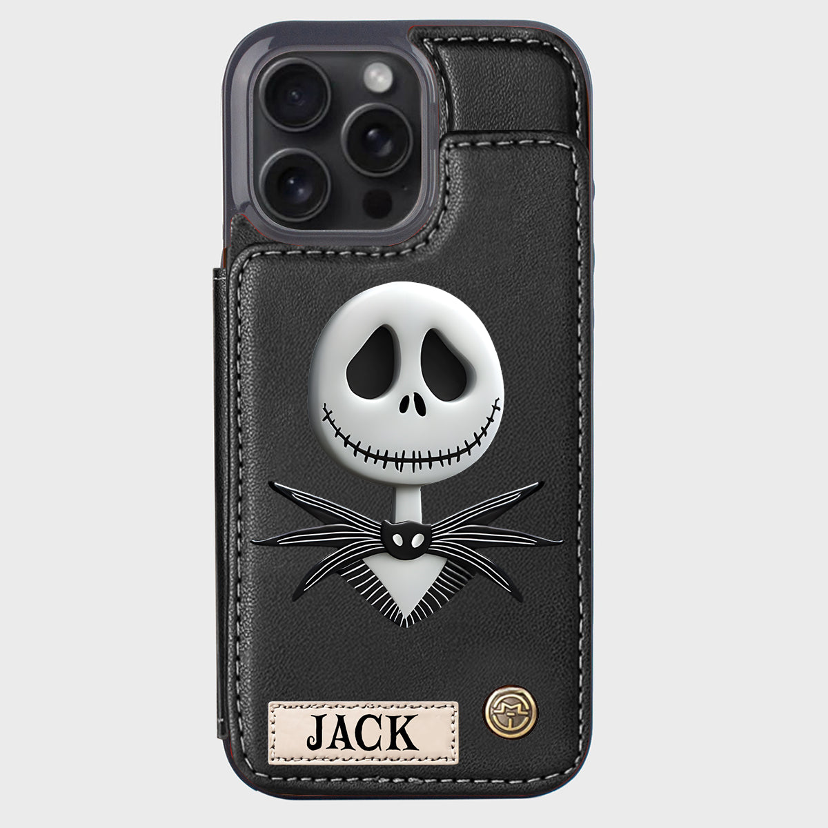 Nighttime Fantasy Duo Custom Name - Personalized Nightmare Wallet Phone Case