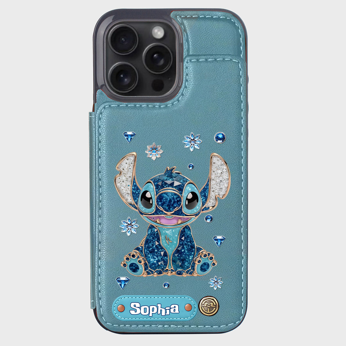 Blue Ohana - Personalized Ohana Wallet Phone Case