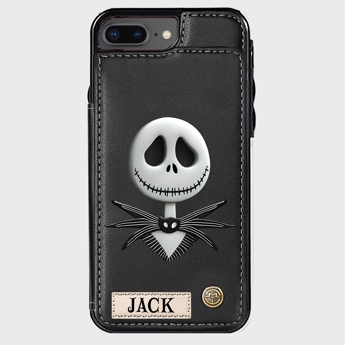 Nighttime Fantasy Duo Custom Name - Personalized Nightmare Wallet Phone Case